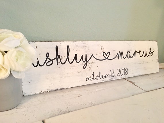 Vintage Wedding Decor Idea Reception Decoration With Script Etsy