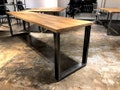 Industrial Desk / Table Legs - Adjustable Leveling Feet - Metal Table Legs