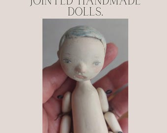 Doll tutorial, basic technique for creating jointed dolls, Hand made doll tutorial