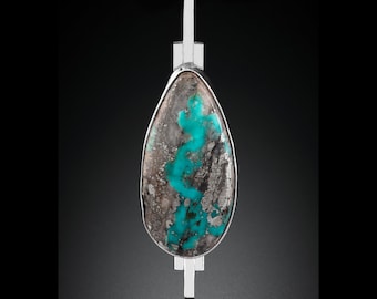 MORENCI TURQUOISE STERLING Silver Pendant