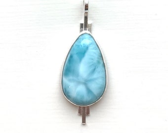 LARIMAR & STERLING SILVER Pendant R705