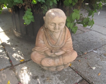 Large Buddhist Monk on a Lotus Statue