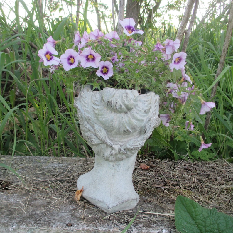 goddess bust planter