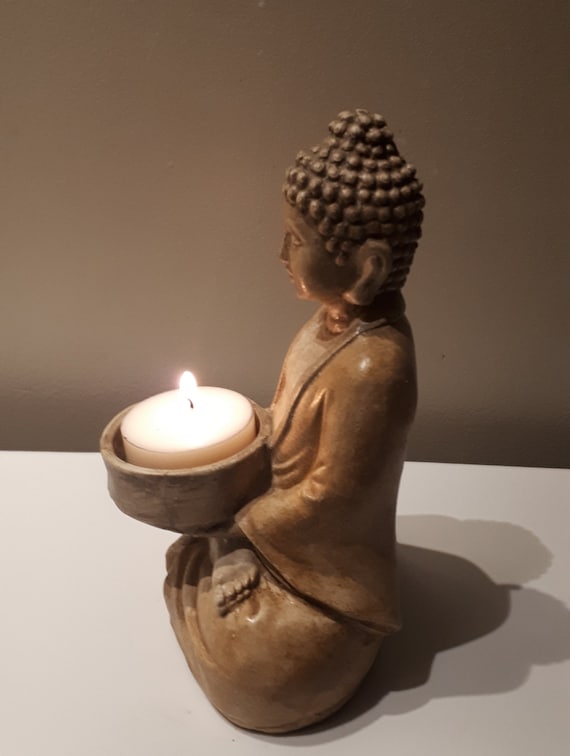 Baby Buddha Tea Light Candle Holder With Candle Etsy Australia