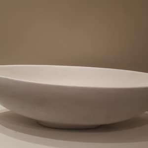 Large Contour Oblong Concrete Bowl#7