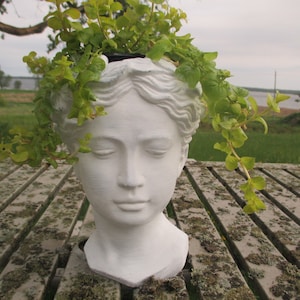 Venus Goddess Bust Planter Small