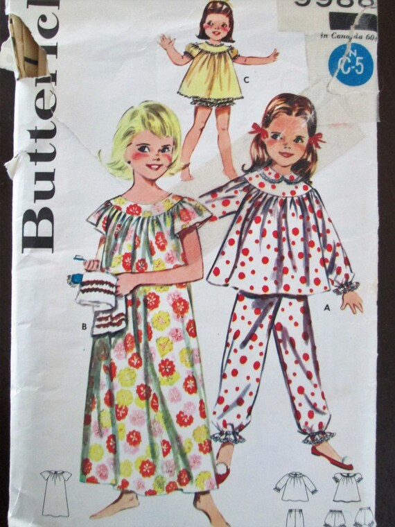 babydoll pajamas 1950s