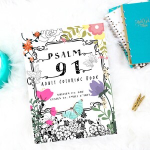 Psalm 91 Adult Coloring Book Printable PDF