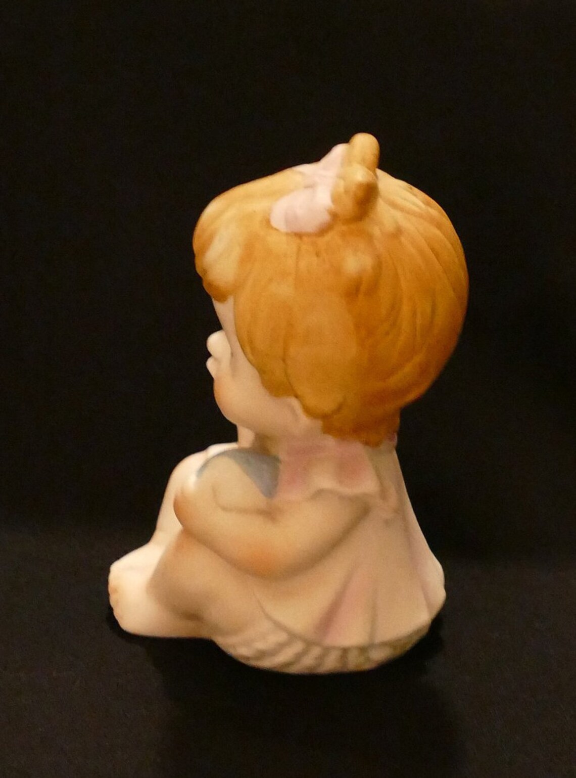 Detailed Vintage Chalk Ware Little Girl Figurine. Wonderful Etsy