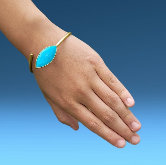 Etsy turquoise deals bracelet