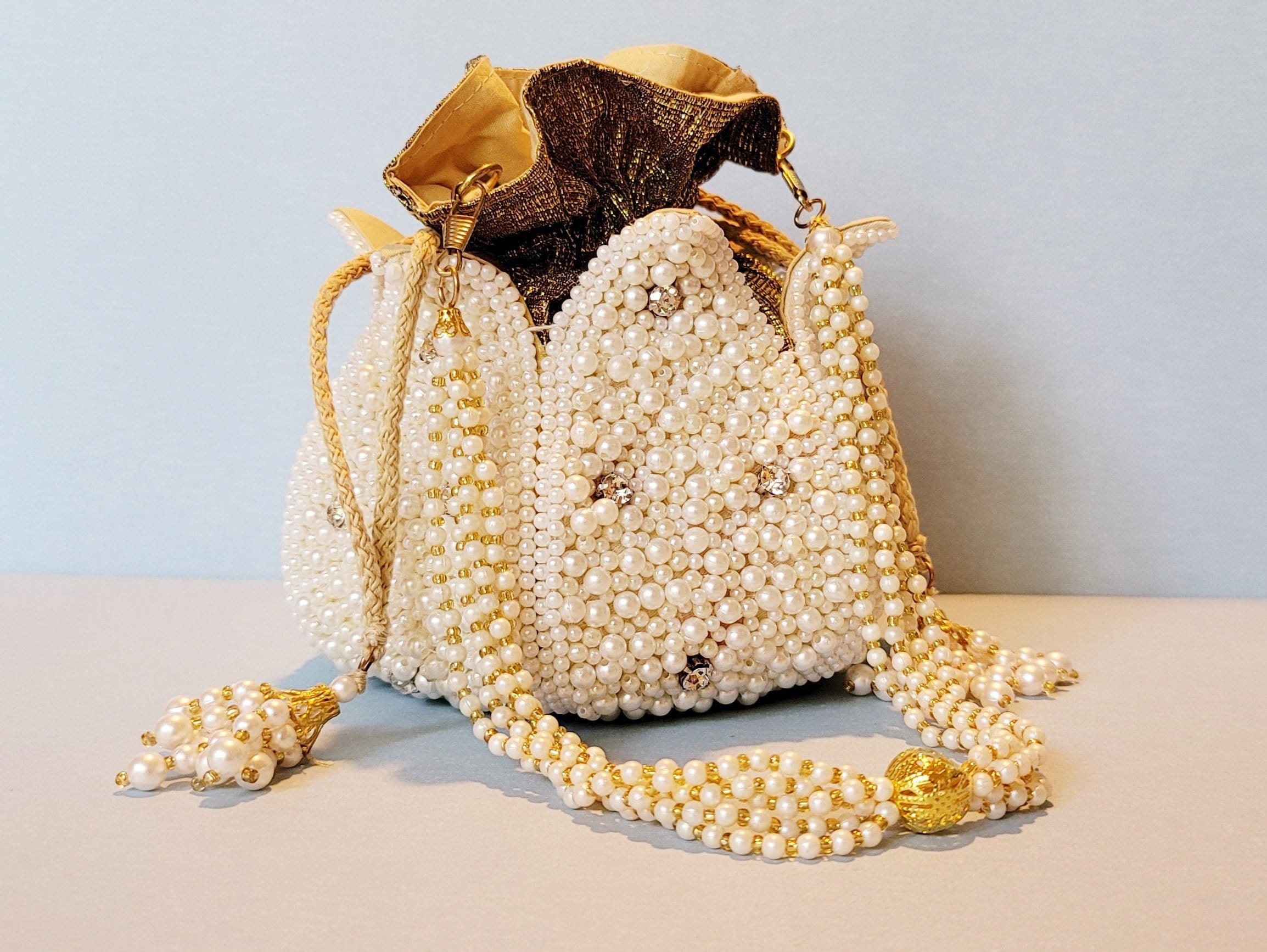Pearl Potli Etsy