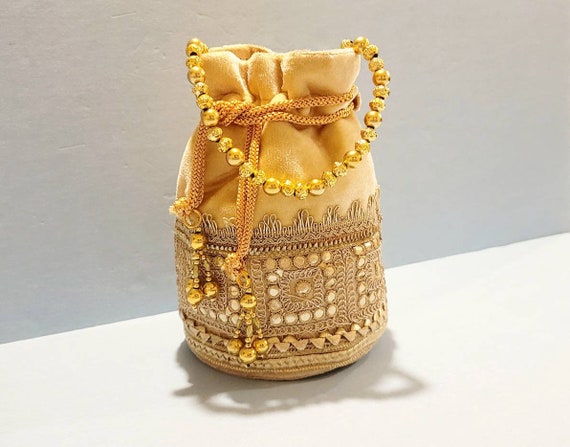Gold party purse shop