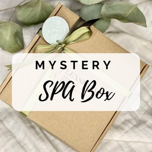 Spa Mystery Box, Fall Spa gift, Pamper Box, Birthday Gift Box, Self Care Spa Kit, Relaxation Gift