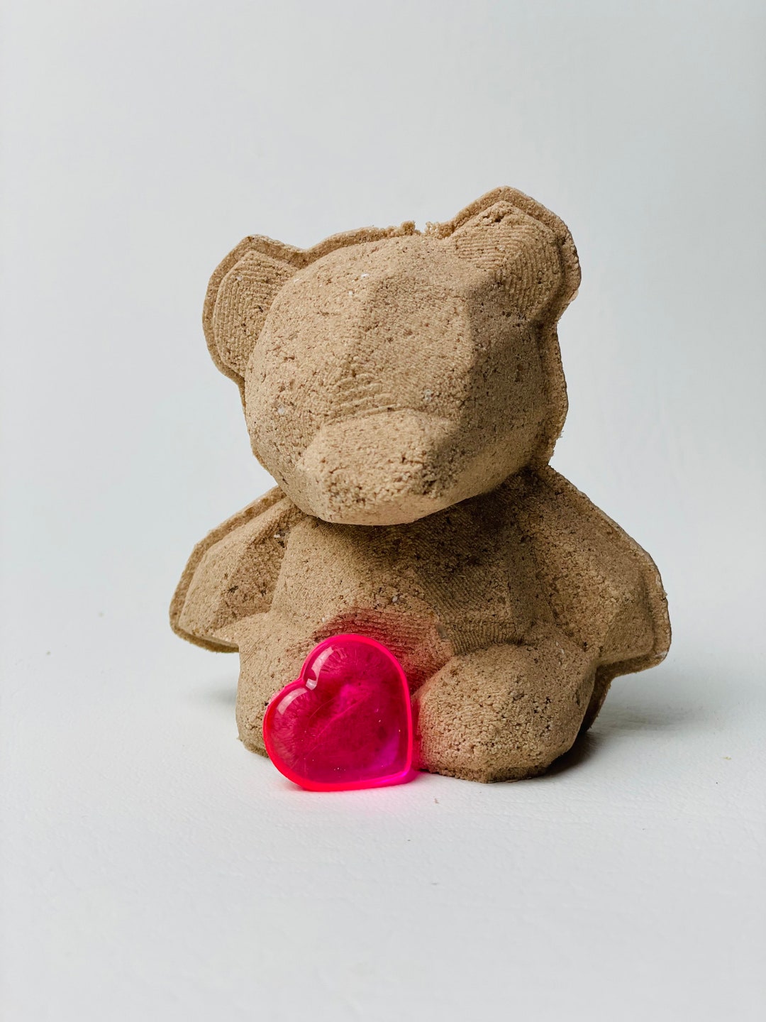 Teddy Bear Bath Bombs, Valentine's Day Gift, Organic Bath Bombs With