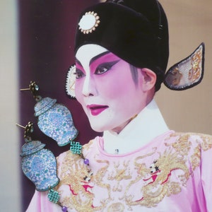 Boucles d'oreilles ethniques asiatiques, Bijoux chinois, look vintage, Fujigirls image 7