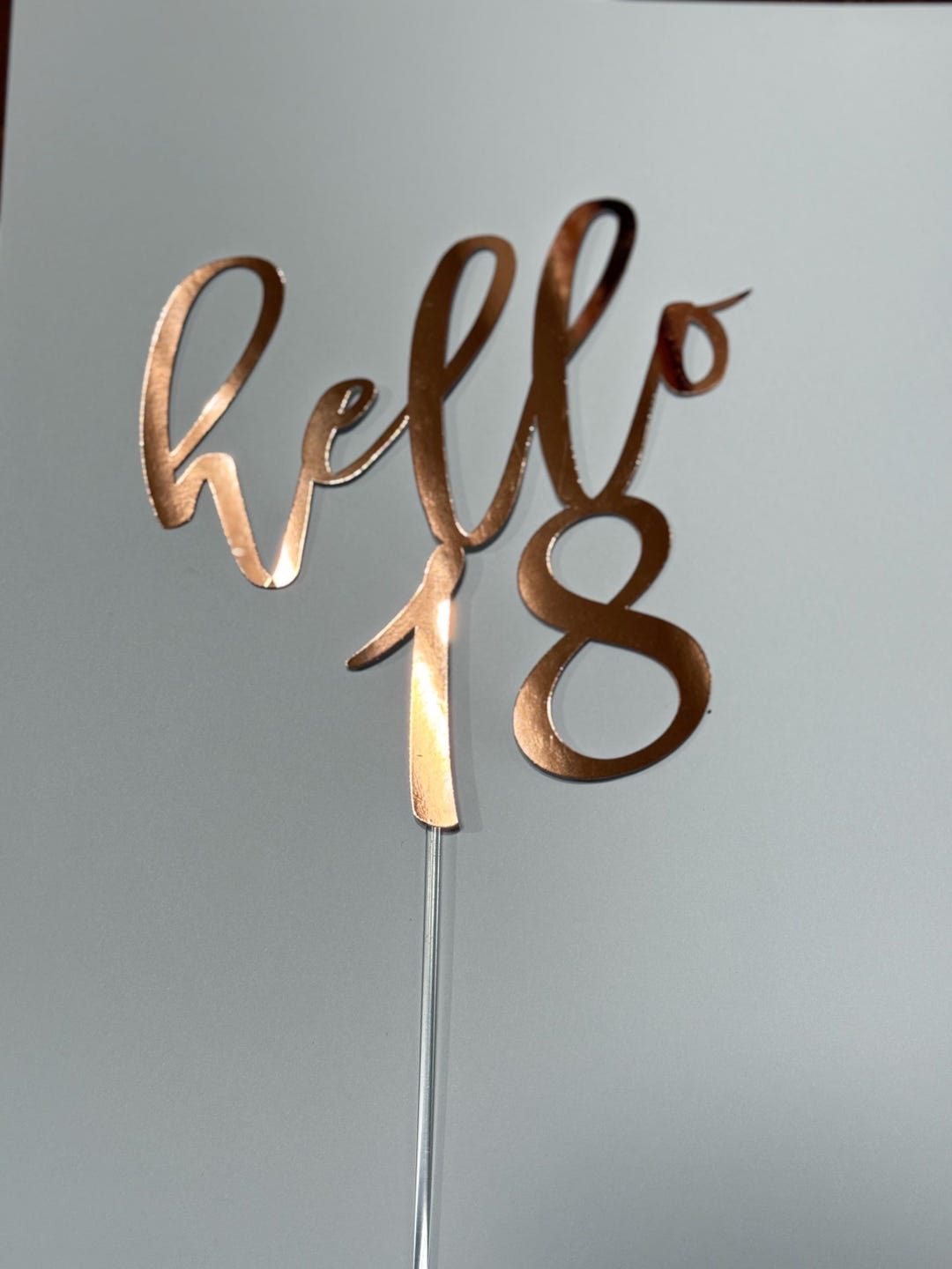 Hello 18/cake Topper for 18th Birthday - Etsy Australia