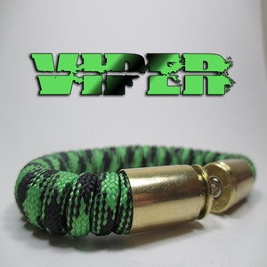 Viper Military and Second Amendment Paracord Bullet Bracelet