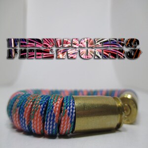 Fireworks Military and Second Amendment Paracord Bullet Bracelet