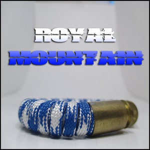 Royal Mountain Military and Second Amendment Paracord Bullet Bracelet