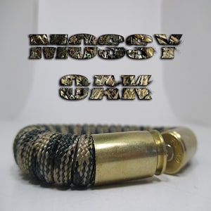 Mossy Oak Military and Second Amendment Paracord Bullet Bracelet