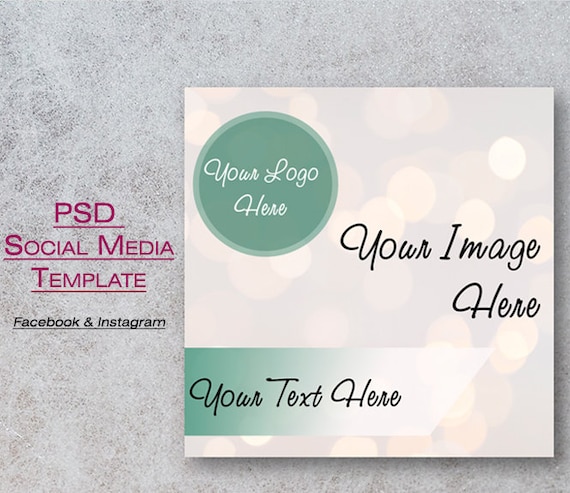 Download Free Social Media Post Green Template For Facebook Instagram Magazine Cover Psd Mockup Free All Free Mockups PSD Mockup Template