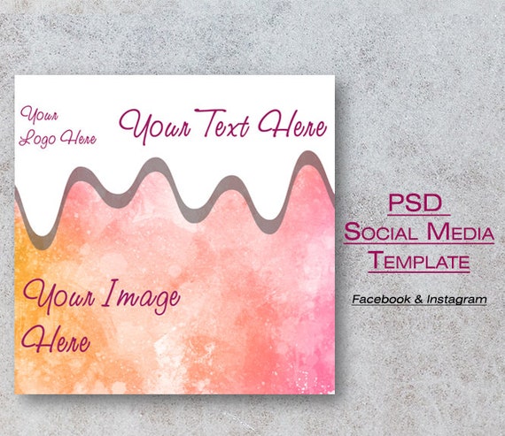 Download Free Social Media Flow Down Template For Facebook Instagram Download Free Psd Mockup All Free Mockups PSD Mockup Template