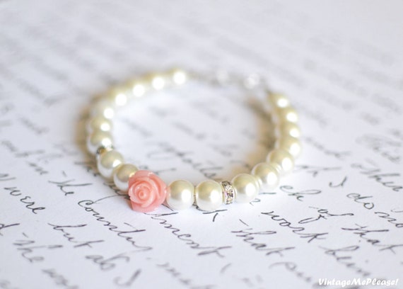 childrens flower girl bracelets