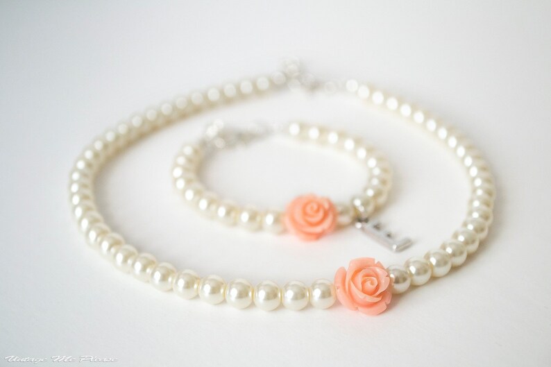 flower girl jewellery set