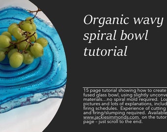 Organische Spirale Schale TUTORIAL - DIGITALER DOWNLOAD