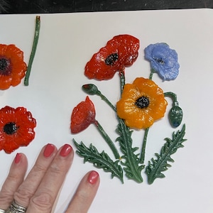 Fused Glass Accessory pieces:  COE90 but can be cold fused to any glass.  Choose your colour scheme!