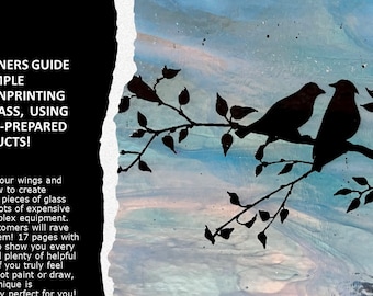 TUTORIAL..Guide to simple screenprinting on glass