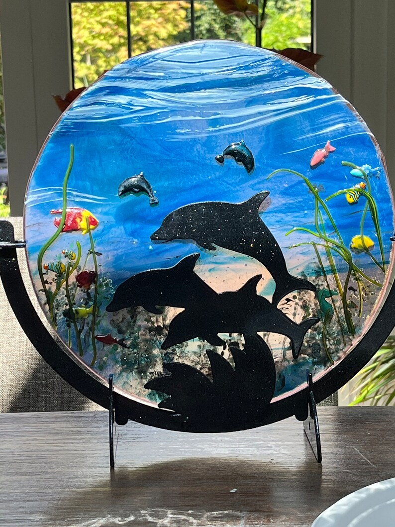 Fused Glass Undersea Creatures and Shells Craft Use Mixed or Single