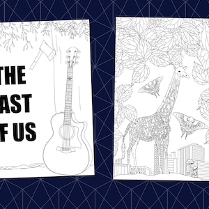 The Last Of Us Colouring Pages Digital Download Only!