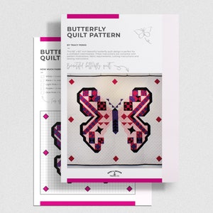 Motif de courtepointe papillon