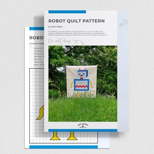 Robot Quilt Pattern