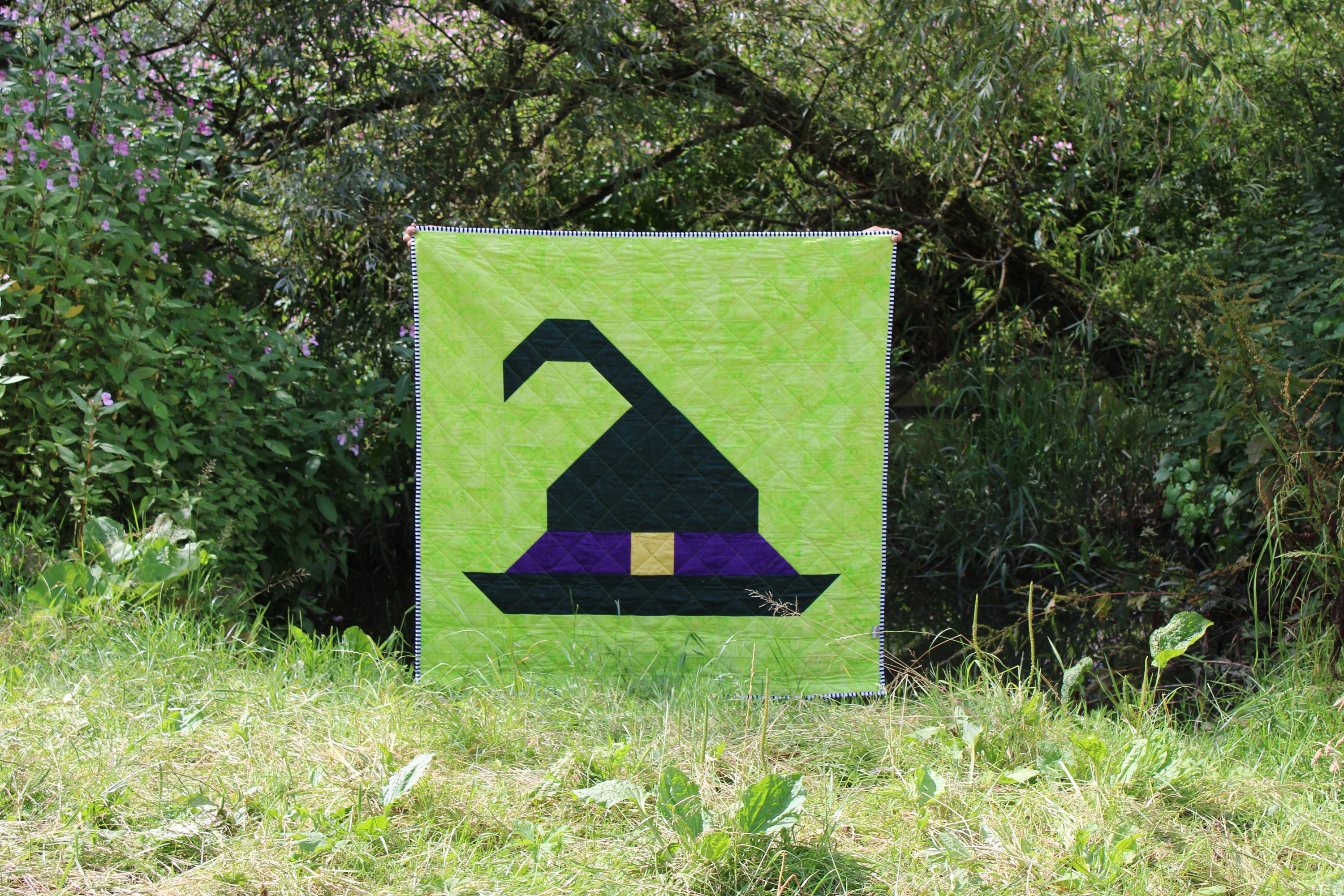 Wicked Witches Hat Quilt Pattern - Halloween Quilt Pattern, Wizard of ...
