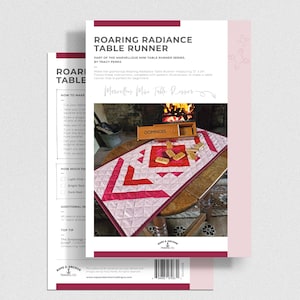 Roaring Radiance Table Runner Pattern - Beginner Friendly Quilter Pattern