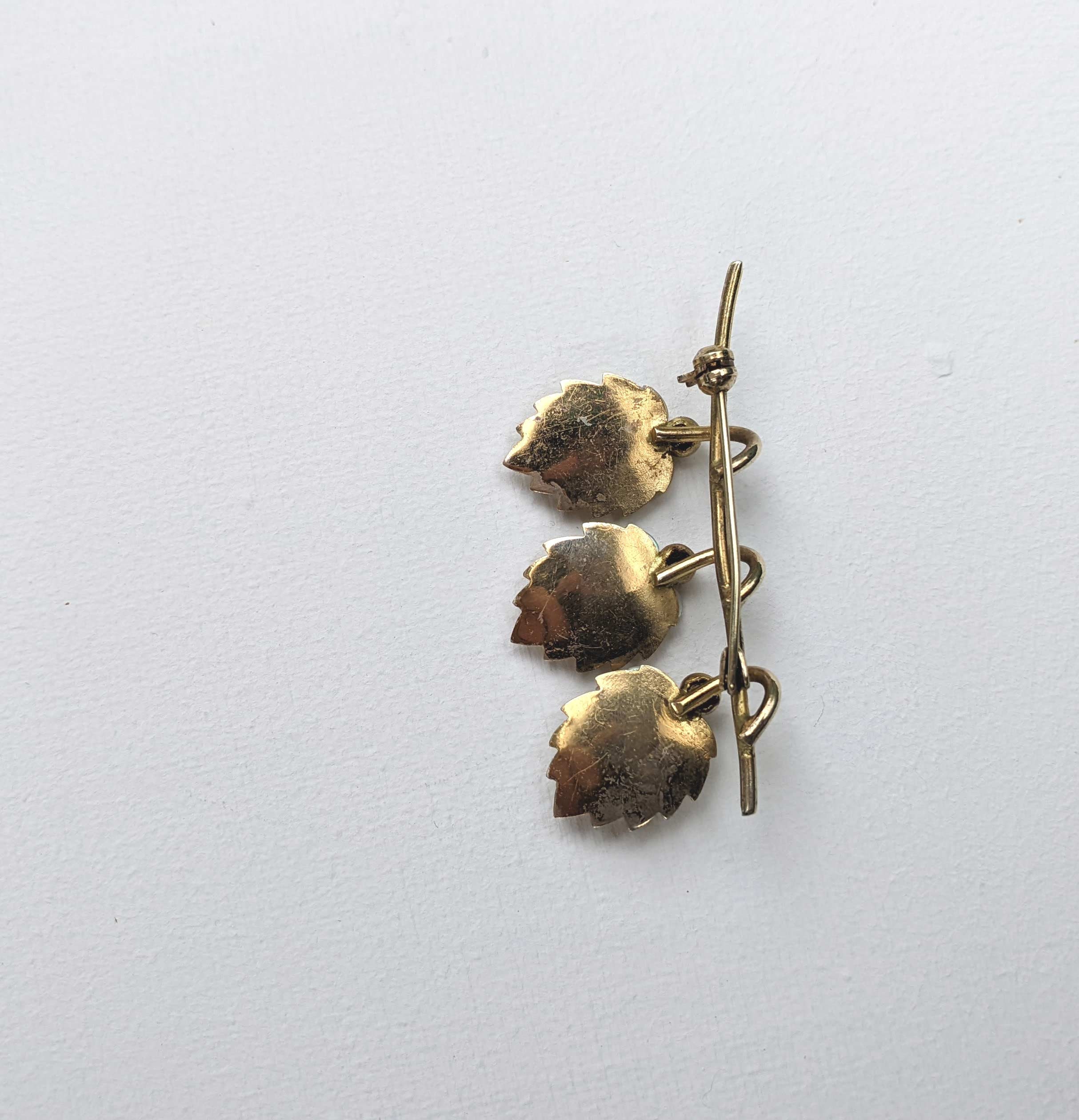 Grande Broche Art Déco Années 1930 En Nacre Et Métal Doré - Bijou Vintage, Diamètre 4,5 Cm