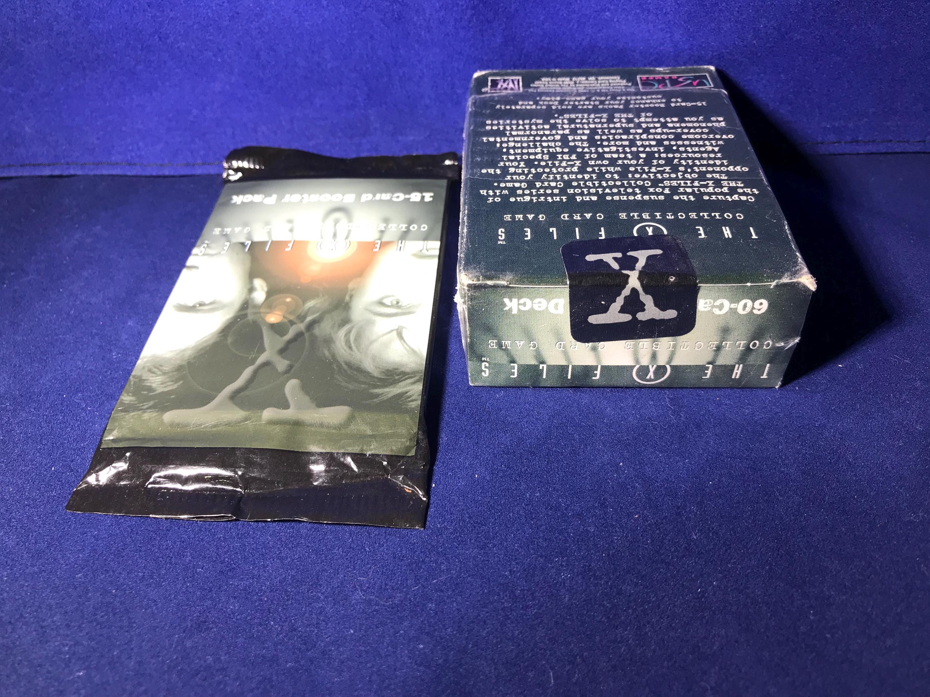 The Xfiles Trading Card Starter Box w/ Booster Pack Sealed