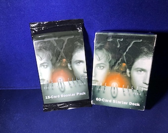 1996 the X Files Card Game - Etsy