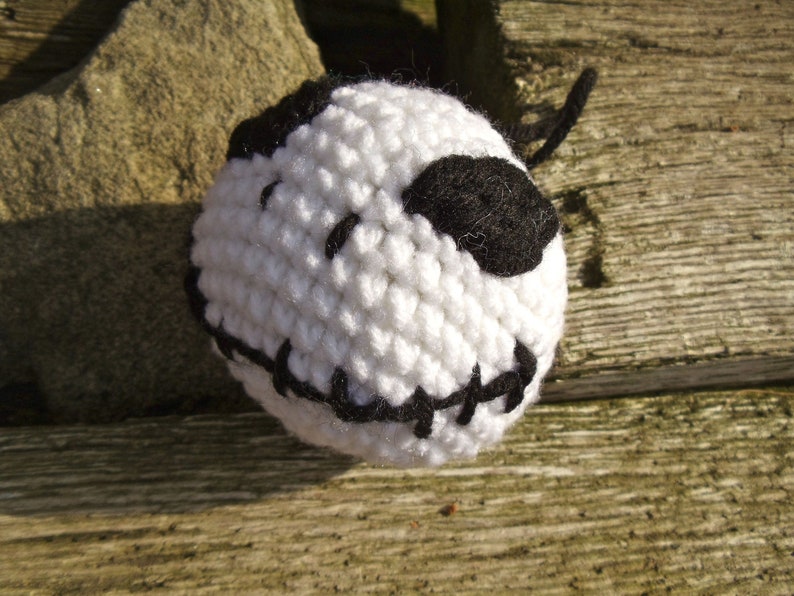 Crocheted Jack Skellington Ornament