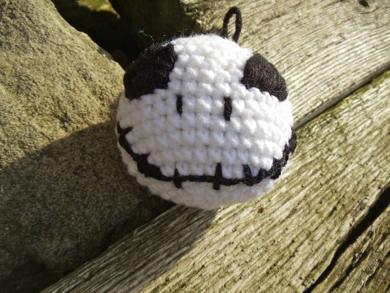 Crocheted Jack Skellington Ornament