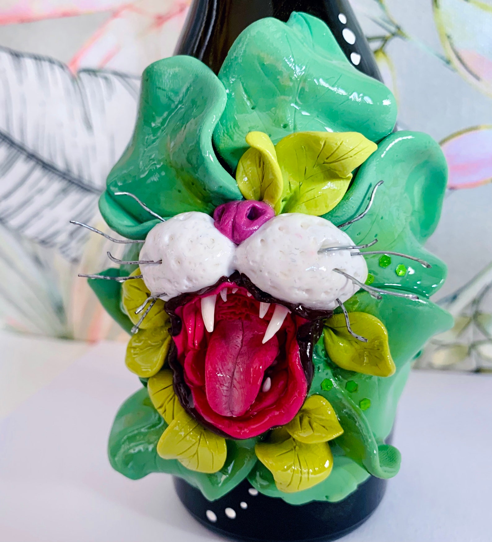 lucky cat bottle