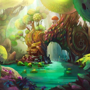 Mysterious Garden - wall decor