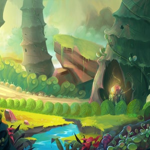 Mysterious Garden - wall decor