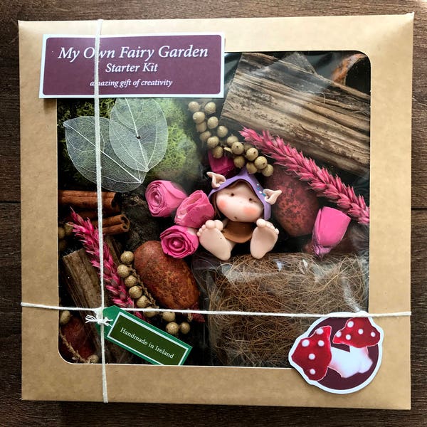 Fairy Garden Starter Kit with Tools, Creatures, and Decorations main image 0