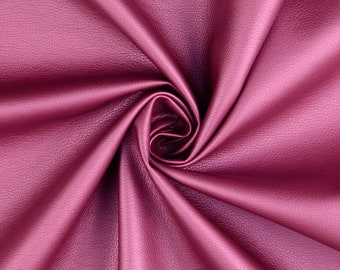 Kunstleder fuchsia metallic