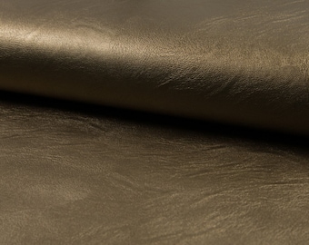 Kunstleder metallic bronze