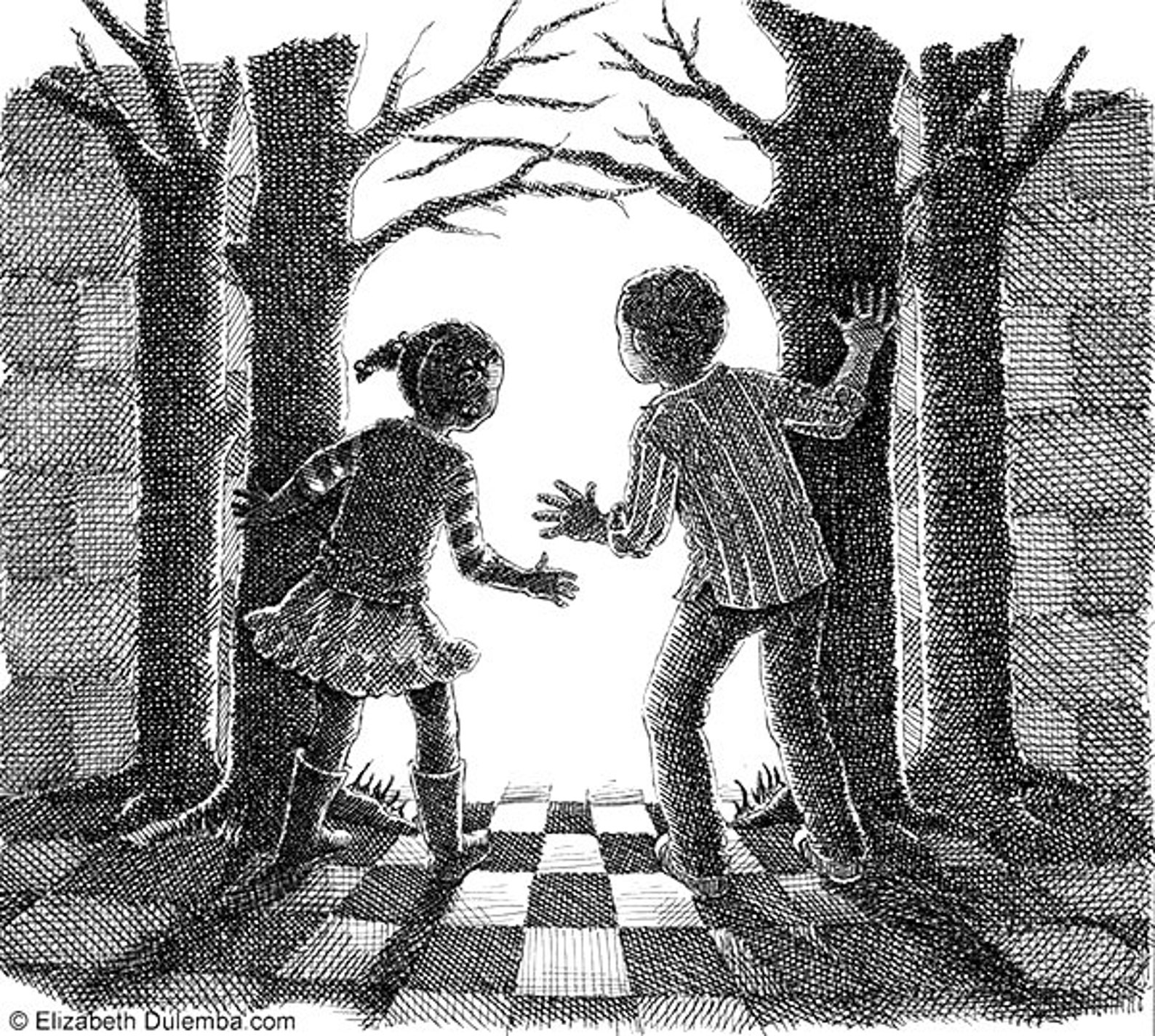 Forest Original Pen & Ink Drawing Etsy Israel