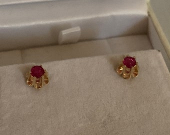 Ruby Earrings